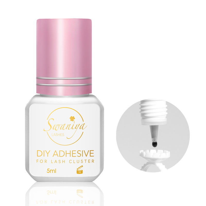 Wat ass DIY Lash Cluster Glue a firwat ännert et doheem Wimper Extensions?